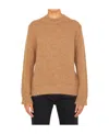 Jil Sander Wool Knit Jumper In Brown