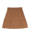 Jil Sander Wool Knit Mini Skirt In Multi