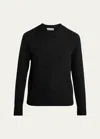 Jil Sander Wool Knit Sweater In Black