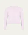 Jil Sander Wool Knit Sweater In Lilac Sky