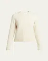 Jil Sander Wool Knit Sweater In Neutral