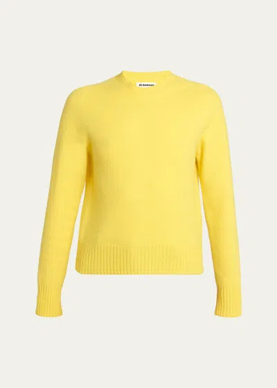 Jil Sander Wool Knit Jumper In Tuscan Sun