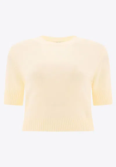 JIL SANDER WOOL KNIT TOP