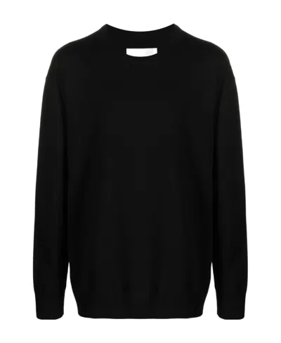 Jil Sander Wool Knitted Jumper In Black