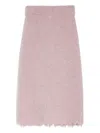 Jil Sander Wool Knitted Midi Skirt