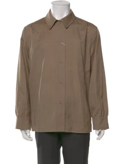 Pre-owned Jil Sander Wool Long Sleeve Shirt W/ Tags In Neutral