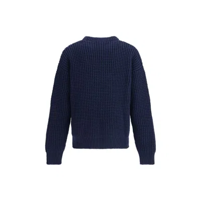 Jil Sander Wool Ls Cn Jumper Men's Sweater In Blue
