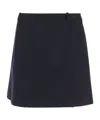 Jil Sander Wool Mini Skirt