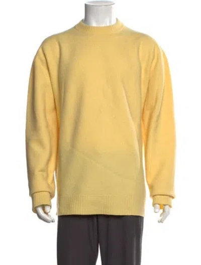 Pre-owned Jil Sander Wool Mock Neck Pullover In Neutral