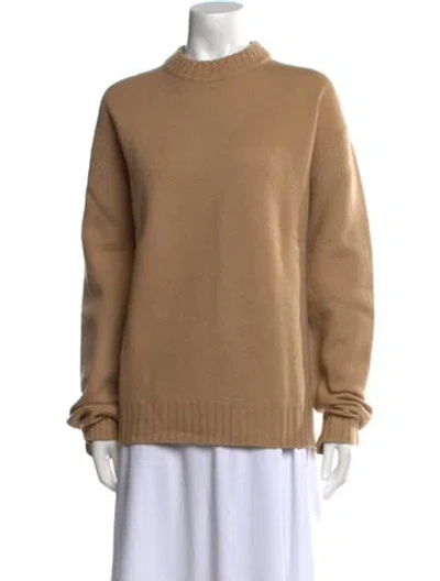 Pre-owned Jil Sander Wool Mock Neck Sweater In Neutral