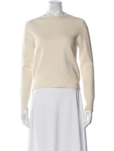 Pre-owned Jil Sander Wool Mock Neck Sweater In Neutrals