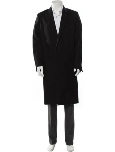 Pre-owned Jil Sander Wool Overcoat In Blue