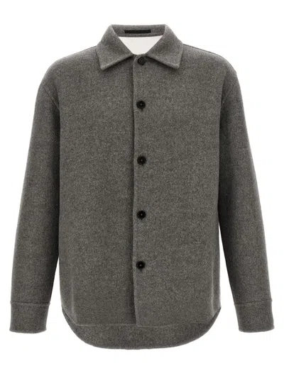JIL SANDER JIL SANDER WOOL OVERSHIRT