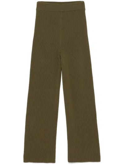 JIL SANDER WOOL PALAZZO PANTS