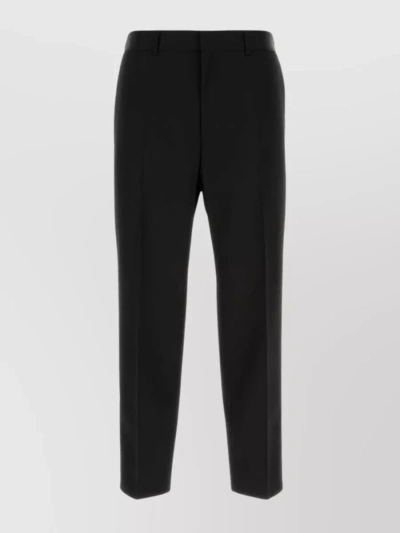 Jil Sander Straight Leg Tailored Trousers In Black