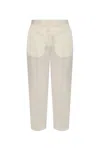 Jil Sander Wool Pants In Neutral