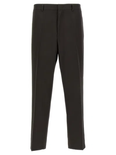 Jil Sander Wool Pants In Brown