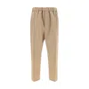 Jil Sander Wool Pants In Brown