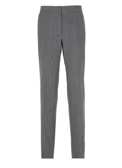 Jil Sander Wool Pants In Grey
