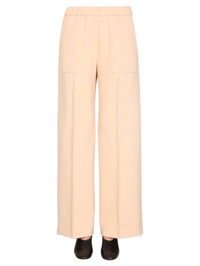 Jil Sander Wool Pants In Nude