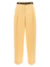 Jil Sander Wool Pants Pences In Yellow