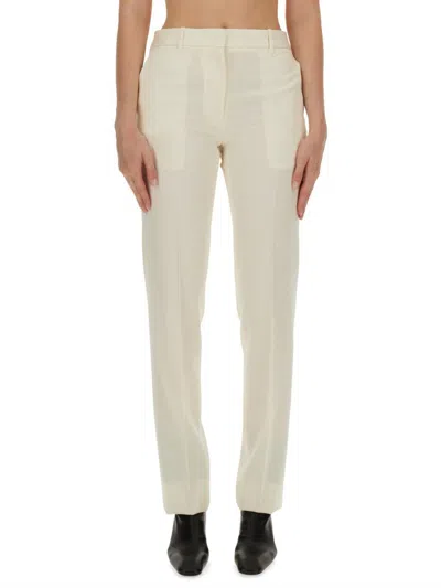 Jil Sander Wool Pants In White