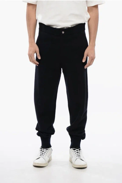 Jil Sander Wool Pants With Ankle Zips In Black