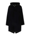 Jil Sander Wool Parka In Black