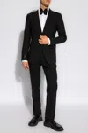 Jil Sander Black Wool Tapered Trousers In Black
