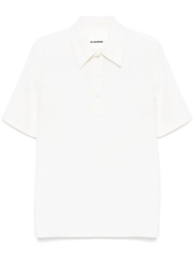 Jil Sander Klassisches Poloshirt In Nude