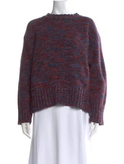Pre-owned Jil Sander Wool Printed Sweater In Multi