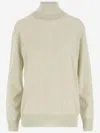 Jil Sander Wool Pullover In Ivory