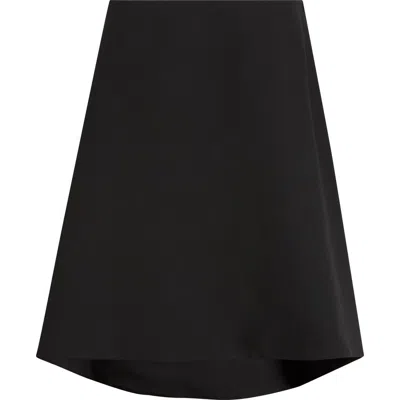 Jil Sander Wool Sablé Skirt In Black