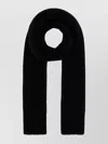 Jil Sander Wool Scarf With Ribbed Edges And Soft Texture