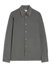 Jil Sander Wool Shirt In Gray