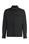 Jil Sander Long-sleeved Solid Shirt In Black