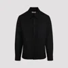 Jil Sander Long-sleeve Wool Shirt In Black