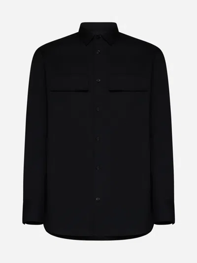 Jil Sander Wool Shirt <br/> In Black