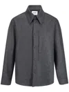 Jil Sander Wool Shirt In Grey