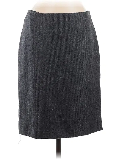 Pre-owned Jil Sander Wool Skirt In Gray