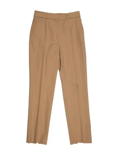 Pre-owned Jil Sander Wool Straight Leg Pants In Neutral