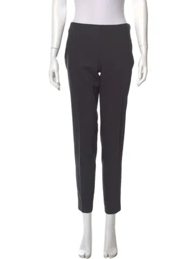 Pre-owned Jil Sander Wool Straight Leg Pants W/ Tags In Gray