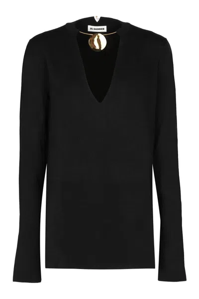 JIL SANDER JIL SANDER WOOL SWEATER