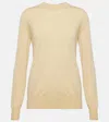 Jil Sander Wool And Cashmere Blend Sweater In Beige