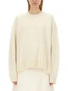 Jil Sander Women's Wool Sweater In Beige