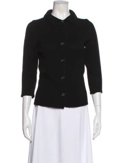 Pre-owned Jil Sander Wool Sweater In Black