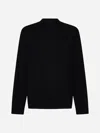 Jil Sander Midweight Alpaca Wool Sweater In Black