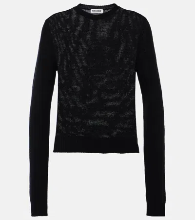 Jil Sander Wool Sweater In Black