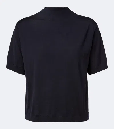 Jil Sander Wool Sweater In Blau