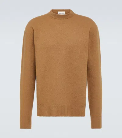 Jil Sander Wool Sweater In Brown